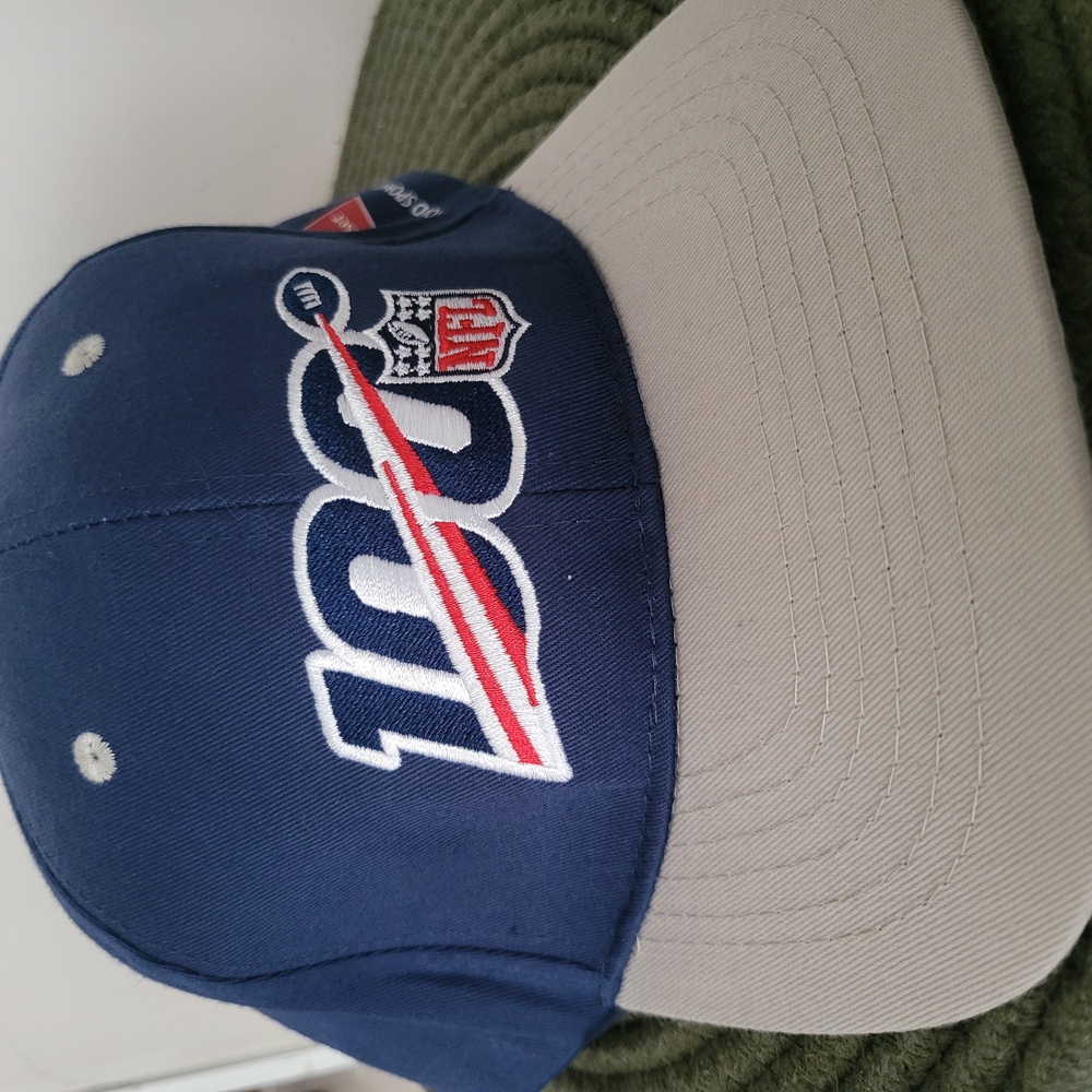 NFL 100th Anniversary Blue and Tan Cap
